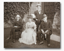 Eliot Family at Celebration, 30 Aug 1906 (Port Eliot Collection, Box HH)
