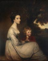 Lady Jemima Cornwallis and her son, Lord Brome.