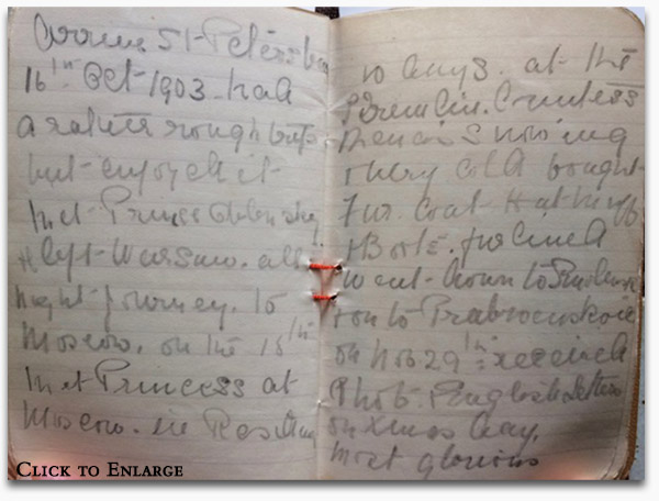 Journal Entries of Emily Hodgson, Nurse in Imperial Russia (Image 2)