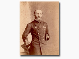Captain John Eliot Pringle, R.N. (c. 1880s, Photo by John Edwards 1 Parkside, Hyde Park Corner, London)