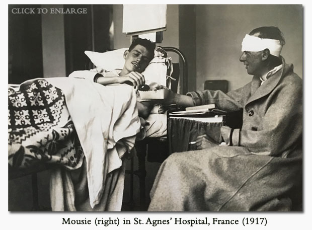 Earl St. Germans Recovering at St. Agnes' Hospital, France 1917 (Lord Herbert's Collection)