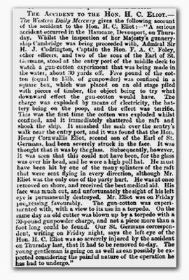 Clipping from 'Morning Post' 15 Nov 1870
