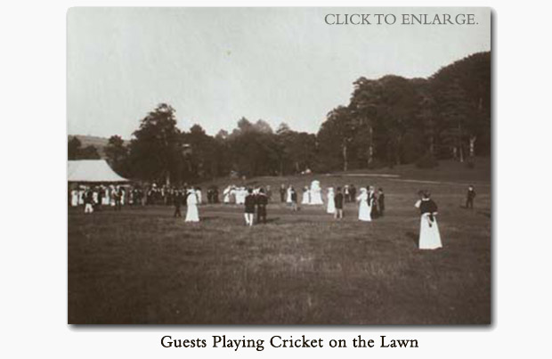 Cricket at Port Eliot on 30 Aug 1906 (Port Eliot Collection)