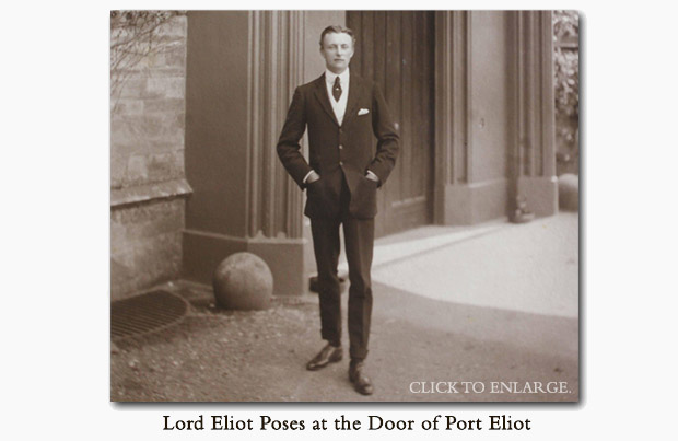 Lord Eliot on 30 Aug 1906 (Port Eliot Collection)