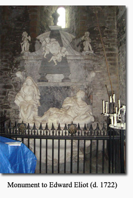 Image of Monument to Edward Eliot (d. 1722)