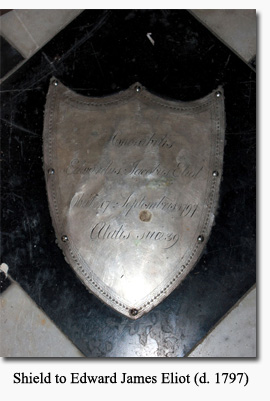 Image of Silver Shield for Edward James Eliot (d. 1797)