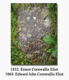 Click for Image of Vault Plaque (Edward John and Ernest Eliot)