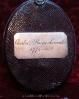 Rear of George Engleheart Miniature