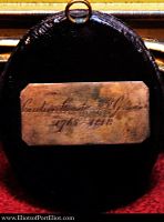 Caroline Yorke Eliot (Rear of Miniature)