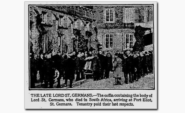 The Funeral of John Granville Cornwallis Eliot, 6th Earl of St. Germans (1922)