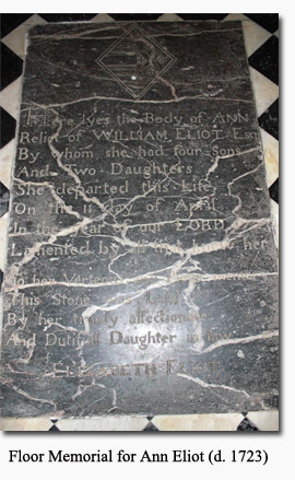 Image of Floor Slab for Ann Eliot (d. 1723)