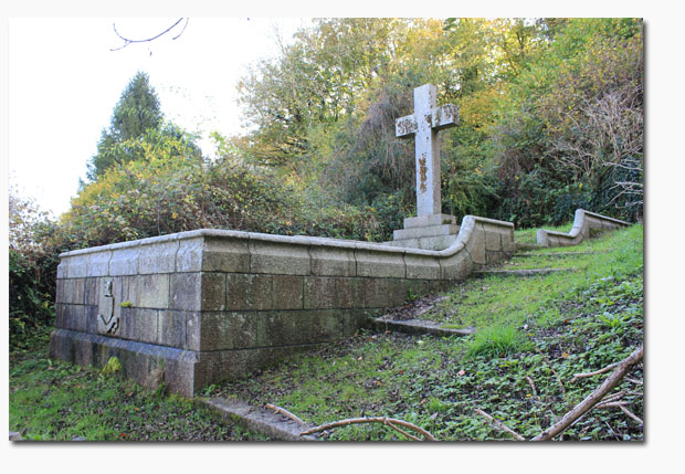 The Eliot Family Vault in the Old Cemetery at St. Germans, Cornwall